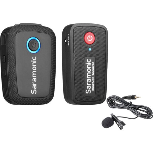 Saramonic Blink 500 B1 Kit Inalambrico con mic corbatero ultracompacto y Receptor Doble - Imagen 2