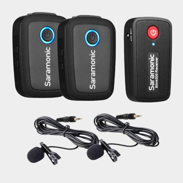 Saramonic Blink 500 B2 Kit Inalambrico Doble Ultracompacto Para Camara Con Mic Corbatero